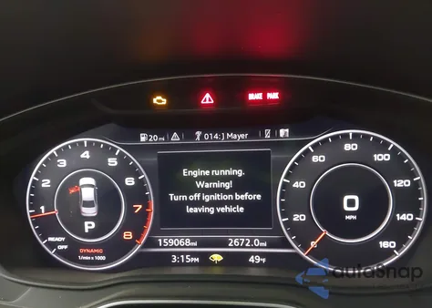 2017 Audi A4 2.0T Premium from USA, damaged, VIN WAUENAF4XHN009579